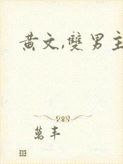 黄文,双男主