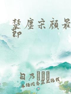 楚尘宋颜最新章节