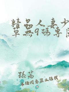 精品人妻少妇嫩草无9码专区