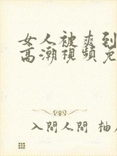 女人被爽到喷水高潮视频免费