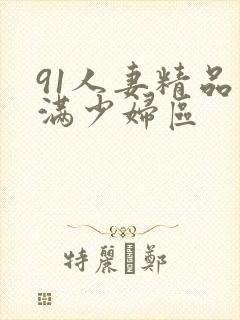 91人妻精品丰满少妇区