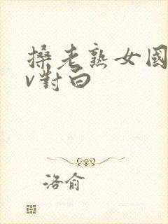 搡老熟女国产av对白