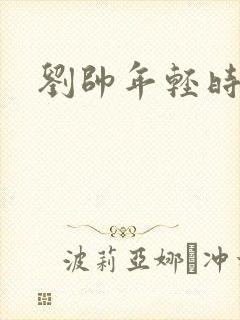 刘帅年轻时照片