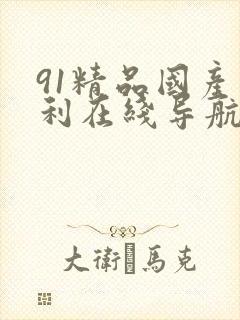 91精品国产福利在线导航