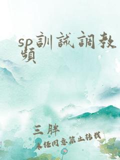 sp训诫调教视频