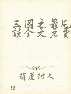 三国之最风流小说全文免费阅读