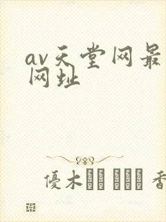 av天堂网最新网址