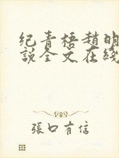 纪青梧赵明琰小说全文在线阅读
