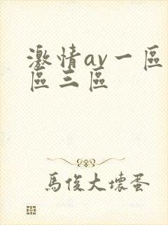激情av一区2区三区
