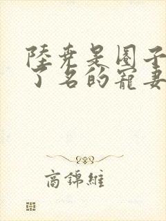 陆尧是圈子里出了名的宠妻狂魔小说