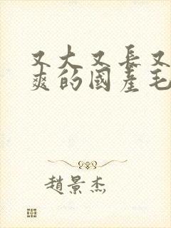 又大又长又粗又爽的国产毛片