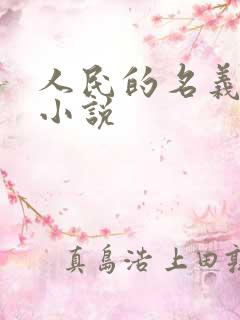 人民的名义改编小说