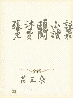 张沐颐小说全文免费阅读最新章节