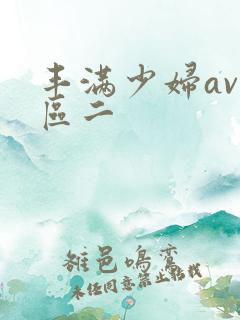 丰满少妇av一区二