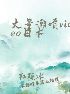 大量潮喷video日本