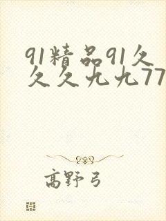 91精品91久久久九九77777