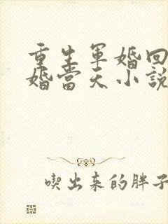 重生军婚回到新婚当天小说