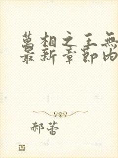 万相之王无弹窗最新章节内容