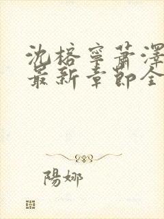 沈榕宁萧泽小说最新章节全文阅读