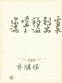 你喷的到处都是满了溢出来了