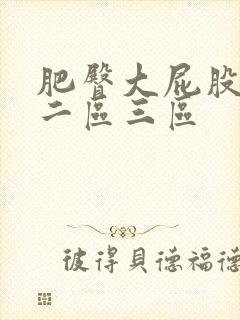 肥臀大屁股一区二区三区