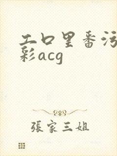 工口里番污肉全彩acg