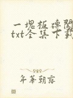 一块板砖闯仙界txt全集下载