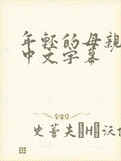 年轻的母亲韩剧中文字幕