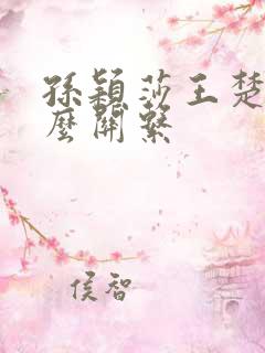 孙颖莎王楚钦什么关系