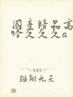 国产精品高潮呻吟久久久a