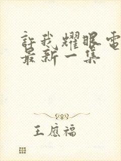 许我耀眼电视剧最新一集