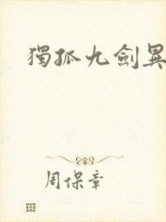 独孤九剑异世录