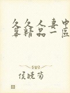 久久人妻中文字幕精品一区二区