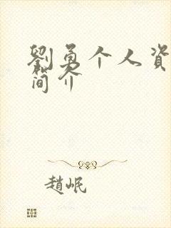 刘勇个人资料及简介