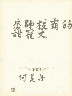 痞帅校霸的校园甜宠文