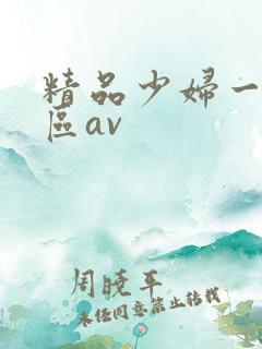 精品少妇一区二区av