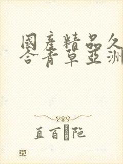 国产精品久久综合青草亚洲av