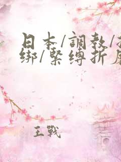 日本/调教/捆绑/紧缚折磨