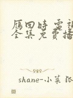 雁回时 电视剧全集免费播放