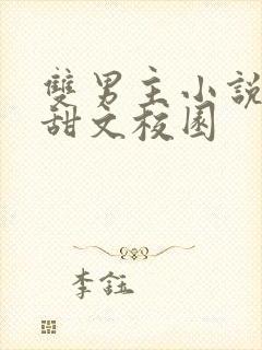 双男主小说推荐甜文校园