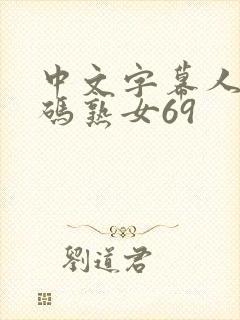 中文字幕人成乱码熟女69