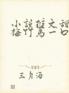 小说推文甜文青梅竹马一口气看完