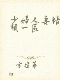 少妇人妻精品视频一区