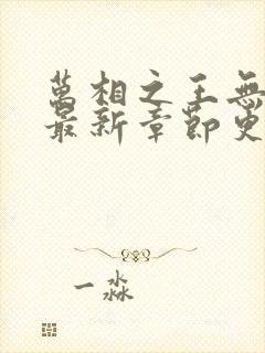 万相之王无弹窗最新章节更新