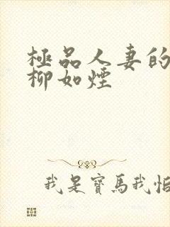 极品人妻的堕落柳如烟