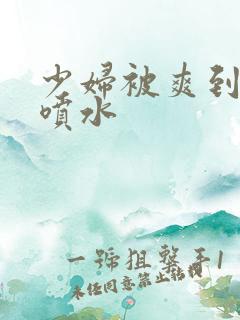 少妇被爽到高潮喷水