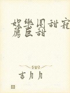 娱乐圈甜宠文推荐巨甜