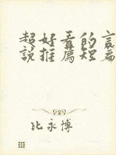 超好看的言情小说推荐短篇