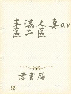 丰满人妻av一区二区
