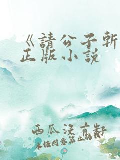 《请公子斩妖》正版小说